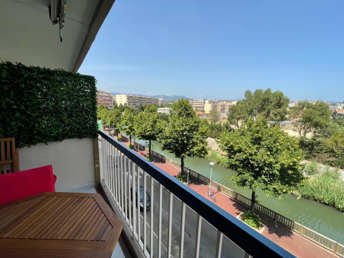 Vue Sur Mer - Magnifique Appartement Tout Confort - Terrasse Et Parking Prive Cagnes-sur-Mer Kültér fotó